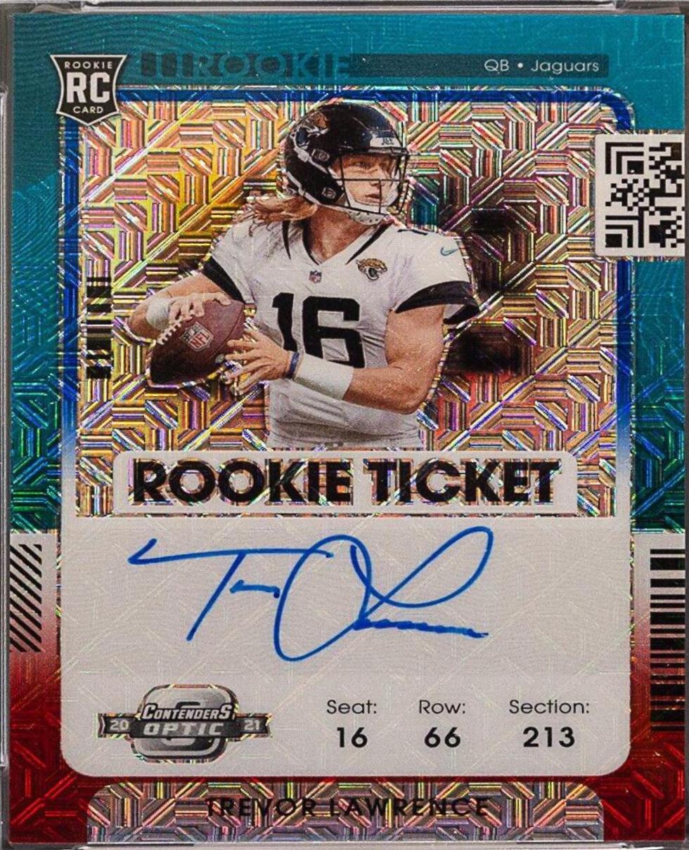 Trevor Lawrence [Autograph Variation Red White Blue] #101