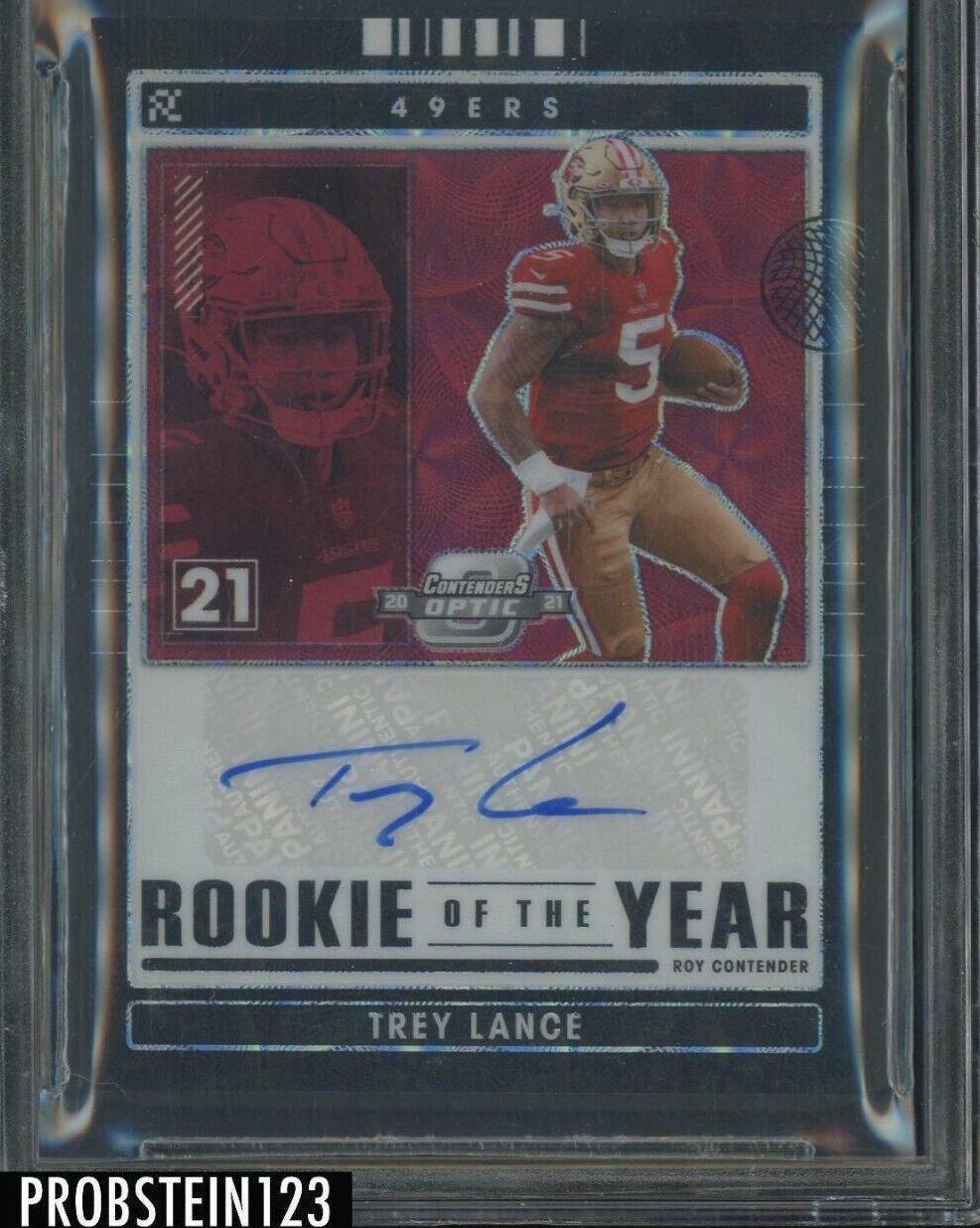 Trey Lance [Autograph Gold] #103