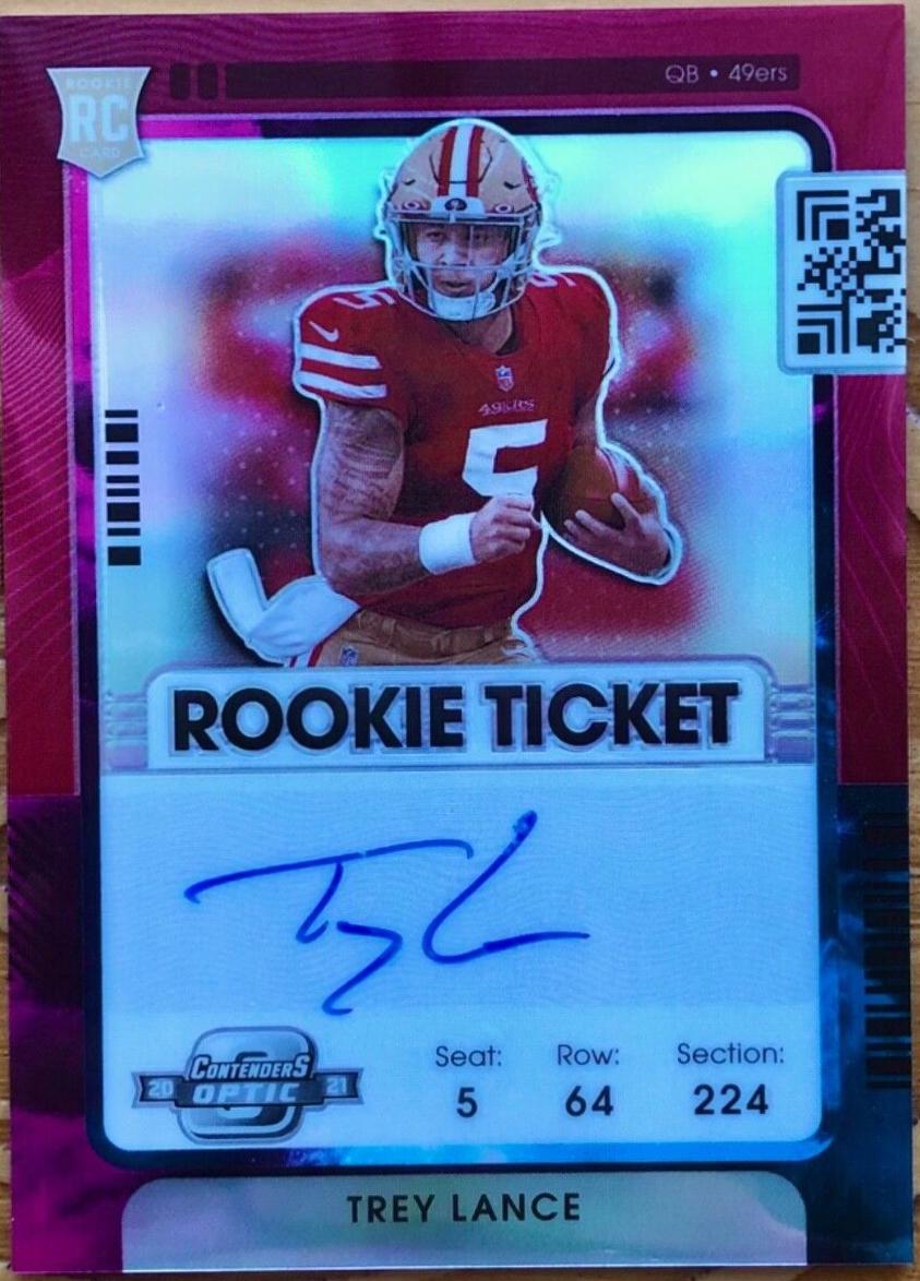 Trey Lance [Autograph Nebula] #103