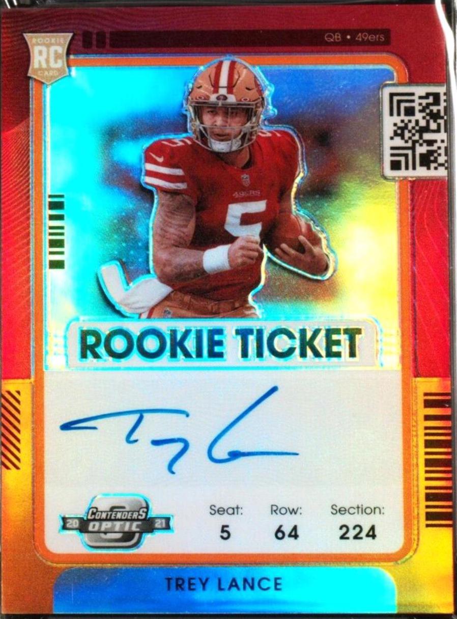 Trey Lance [Autograph Orange] #103