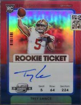 Trey Lance [Autograph Variation Blue] #103