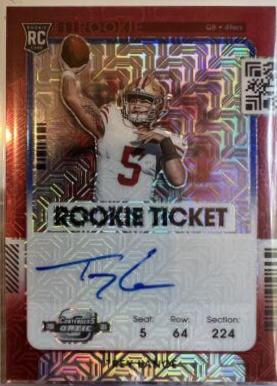 Trey Lance [Autograph Variation Red White Blue] #103