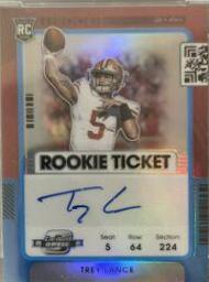 Trey Lance [Autograph Variation Teal] #103