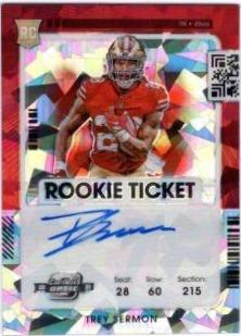 Trey Sermon [Autograph Cracked Ice] #126