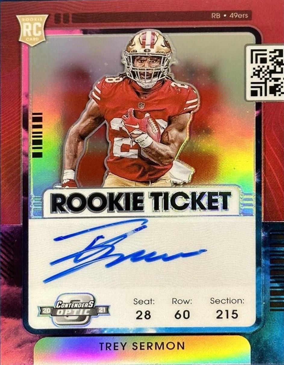 Trey Sermon [Autograph Nebula] #126