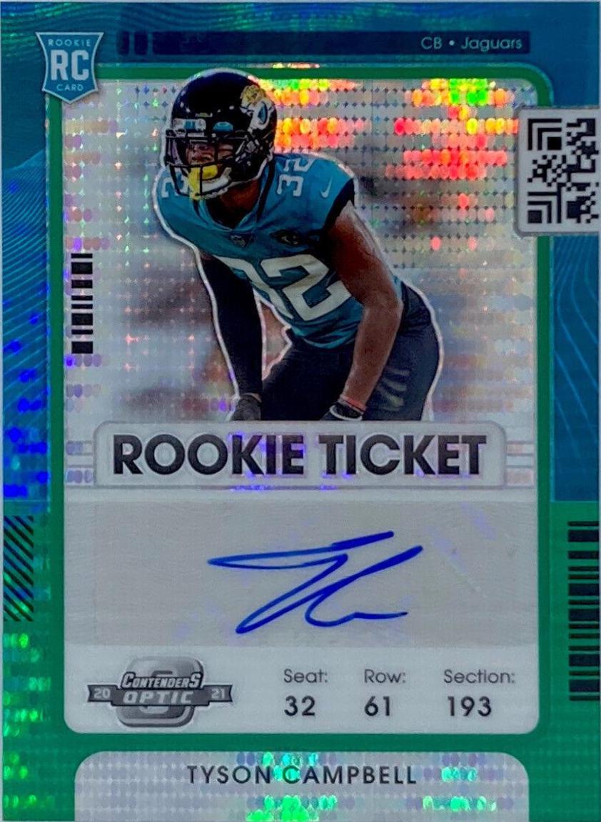 Tyson Campbell [Autograph Green Pulsar] #160