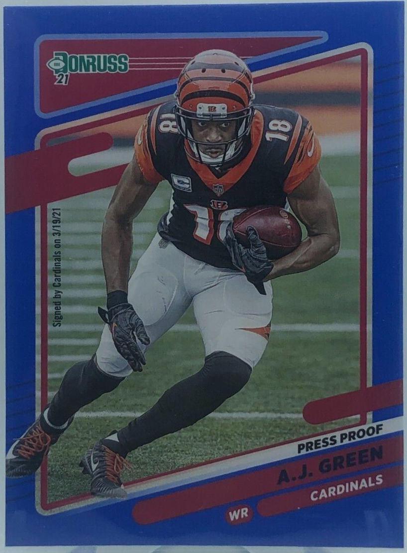 A. J. Green [Press Proof Green] #214