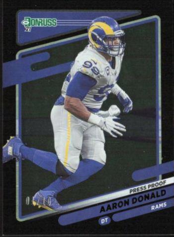 Aaron Donald [Press Proof Black] #140