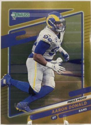 Aaron Donald [Press Proof Gold] #140