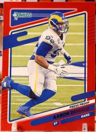 Aaron Donald [Press Proof Red] #140