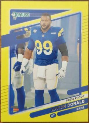 Aaron Donald [Press Proof Yellow] #140
