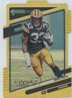 Aaron Jones [Press Proof Gold Die Cut] #157