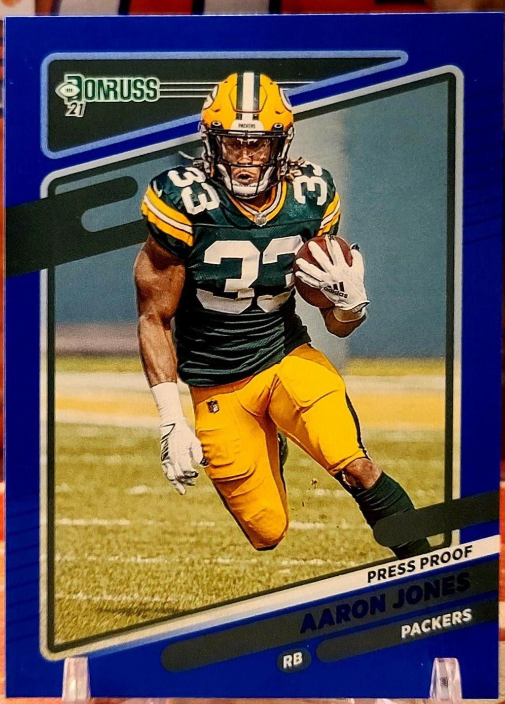 Aaron Jones [Press Proof Green] #157