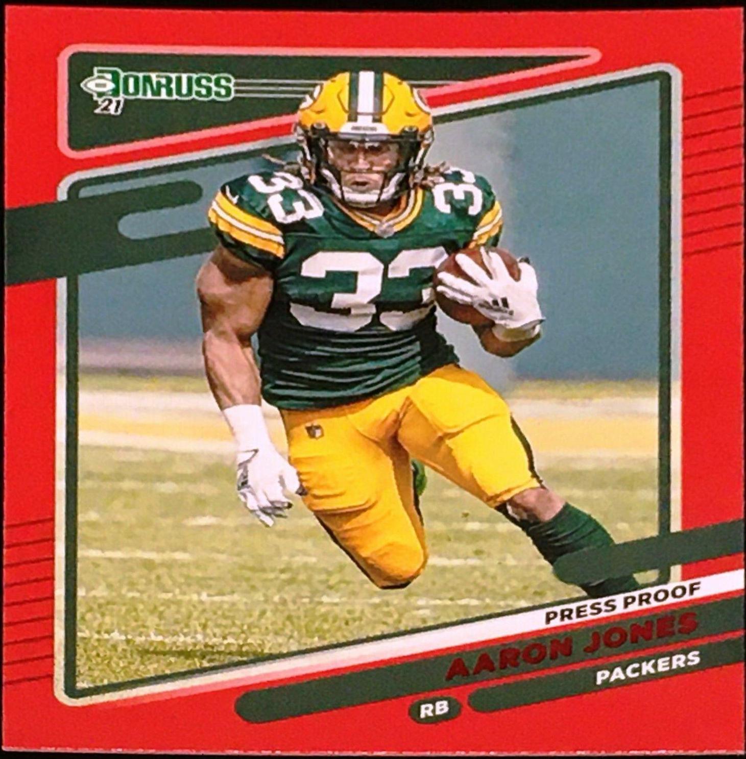 Aaron Jones [Press Proof Red] #157