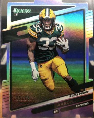 Aaron Jones [Press Proof Silver Die Cut] #157