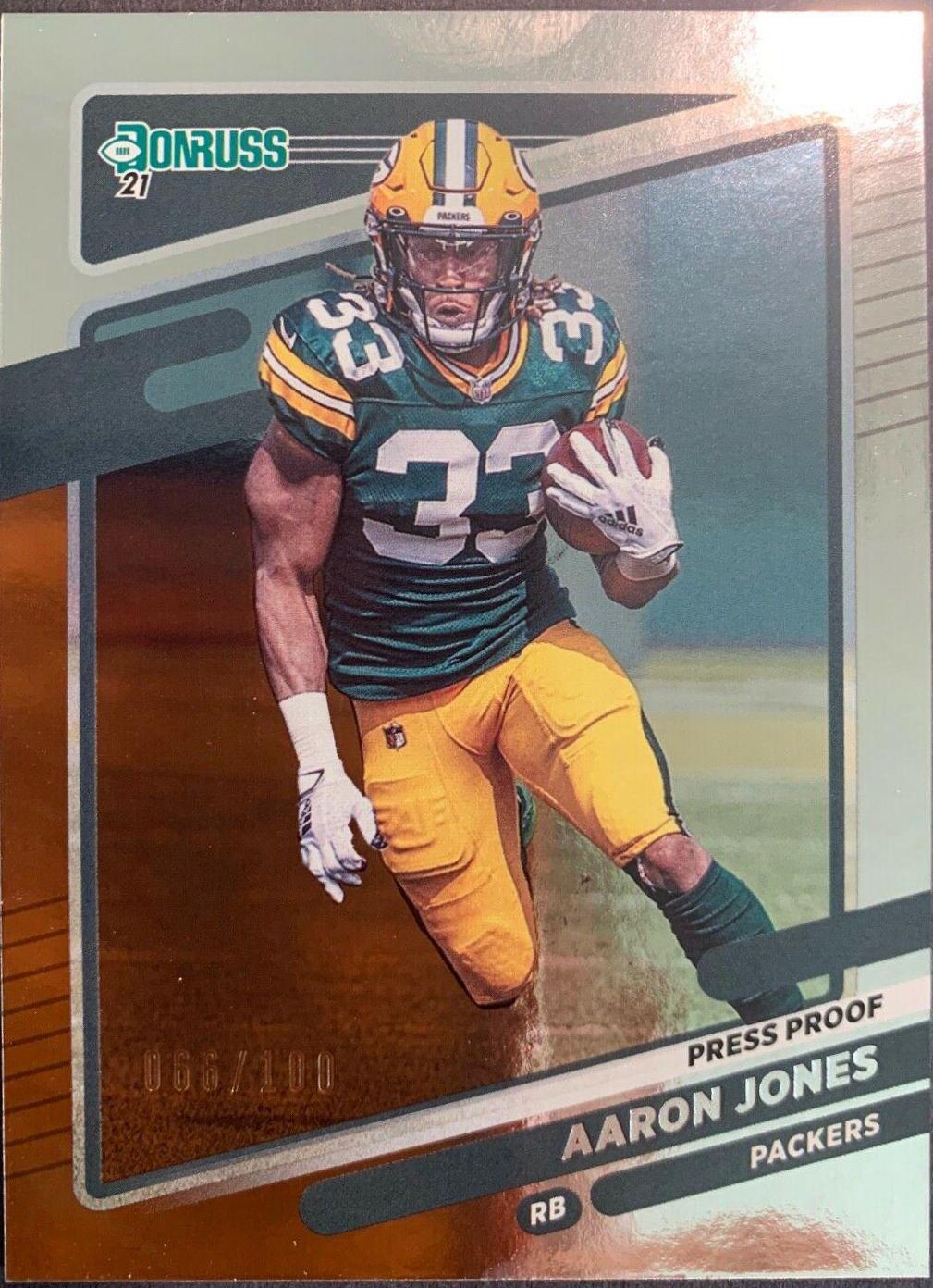 Aaron Jones [Press Proof Silver] #157