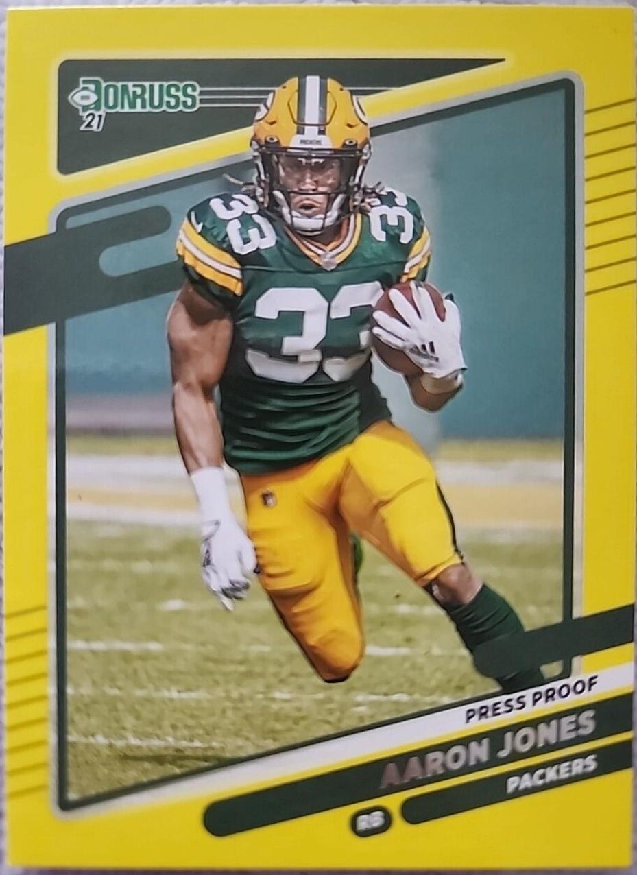 Aaron Jones [Press Proof Yellow] #157