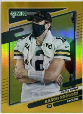 Aaron Rodgers [No Helmet Press Proof Gold] #155