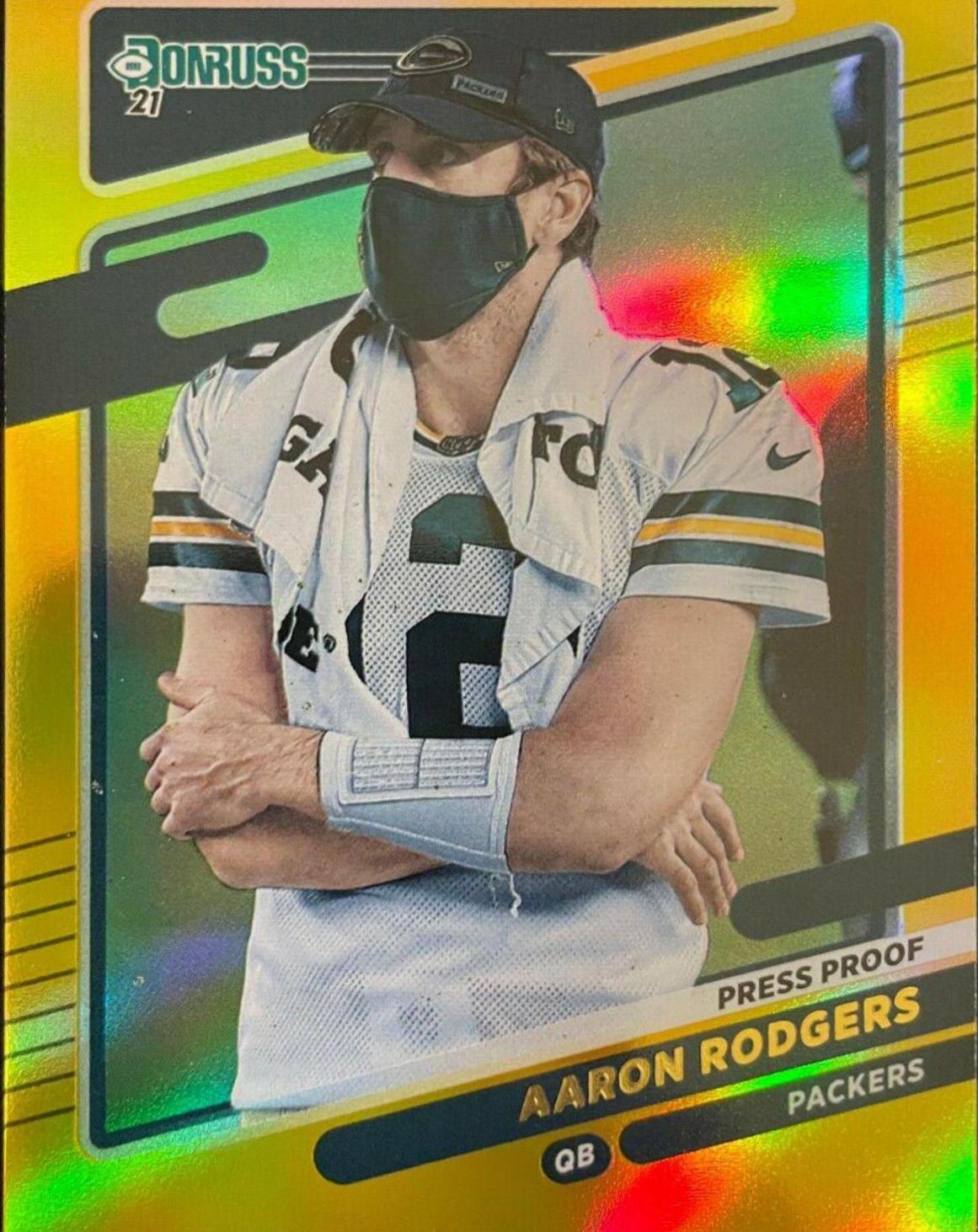 Aaron Rodgers [No Helmet Press Proof Premium] #155