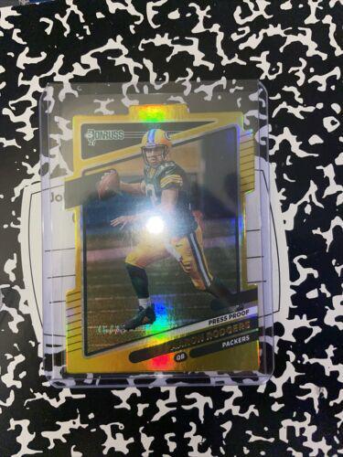Aaron Rodgers [Press Proof Gold Die Cut] #155