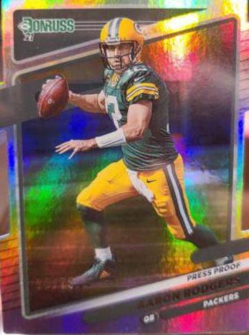 Aaron Rodgers [Press Proof Silver Die Cut] #155