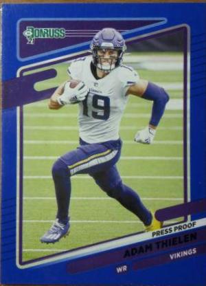 Adam Thielen [Press Proof Blue] #126