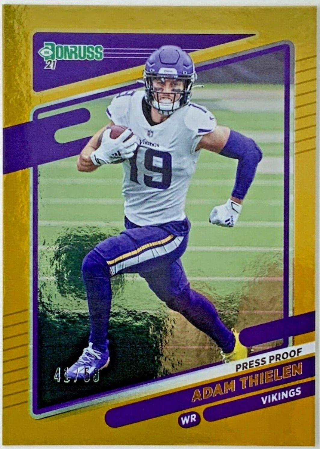 Adam Thielen [Press Proof Gold] #126