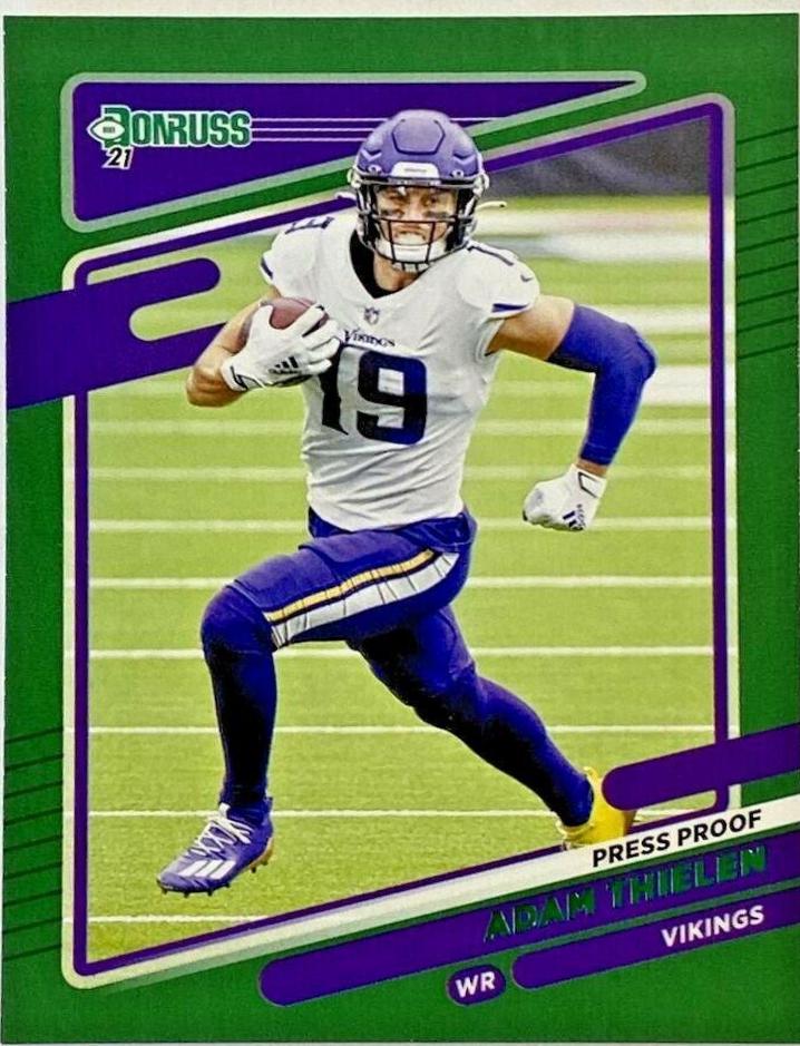 Adam Thielen [Press Proof Green] #126