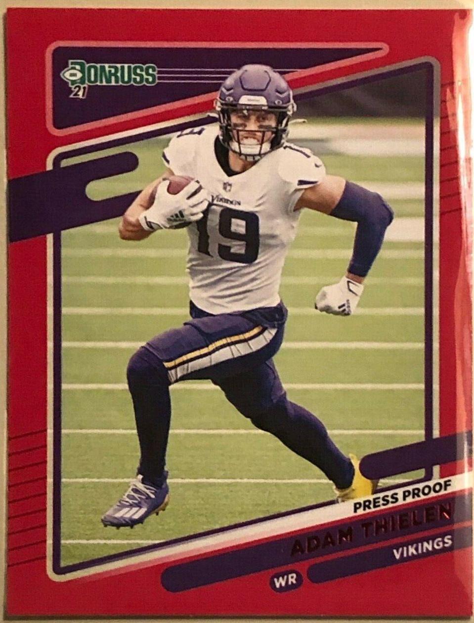 Adam Thielen [Press Proof Red] #126