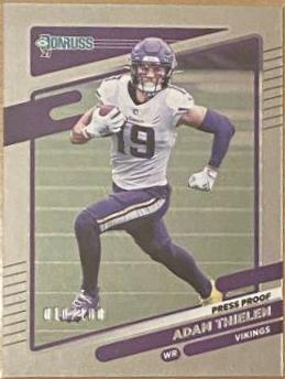 Adam Thielen [Press Proof Silver] #126