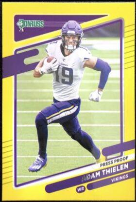 Adam Thielen [Press Proof Yellow] #126