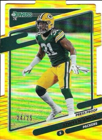 Adrian Amos [Press Proof Gold Die Cut] #162
