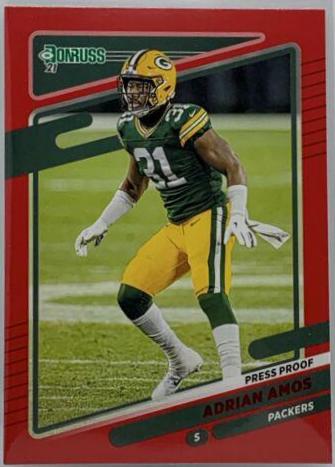 Adrian Amos [Press Proof Red] #162