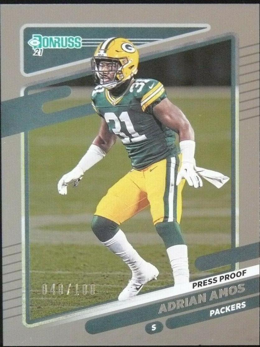 Adrian Amos [Press Proof Silver] #162