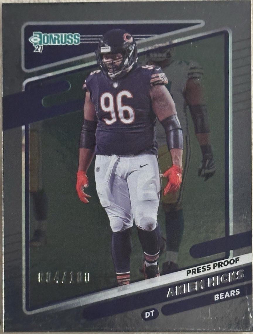 Akiem Hicks [Press Proof Silver] #208