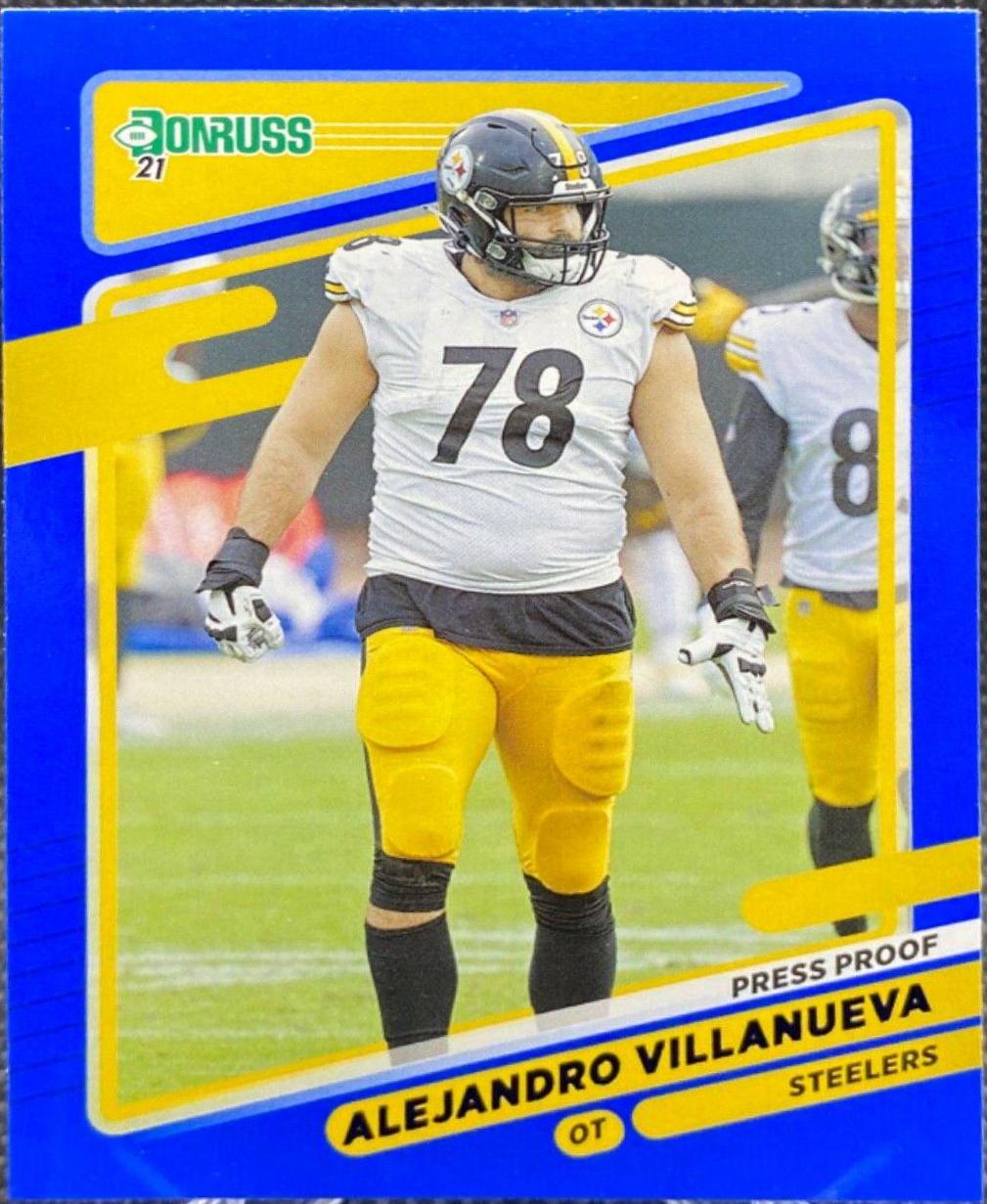 Alejandro Villanueva [Press Proof Blue] #24