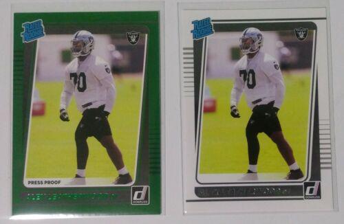 Alex Leatherwood [Press Proof Green] #335