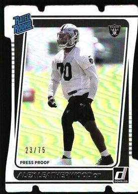 Alex Leatherwood [Press Proof Silver Die Cut] #335