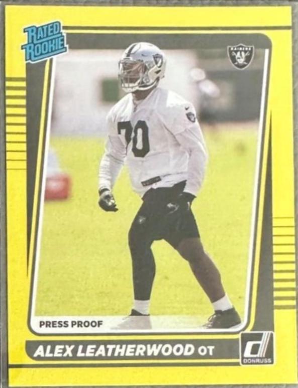 Alex Leatherwood [Press Proof Yellow] #335