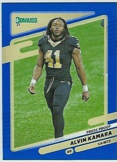 Alvin Kamara [No Helmet Press Proof Blue] #94