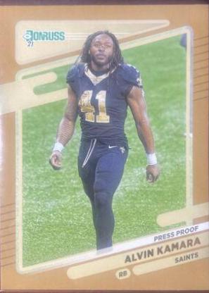Alvin Kamara [No Helmet Press Proof Bronze] #94