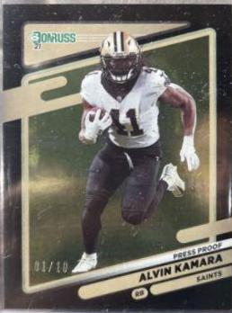 Alvin Kamara [Press Proof Black] #94