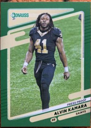 Alvin Kamara [Press Proof Green] #94