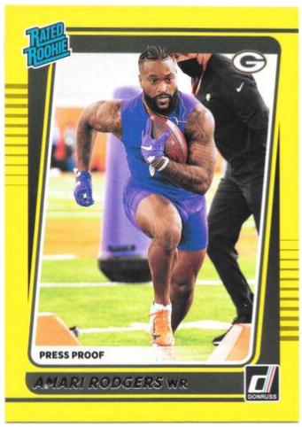 Amari Rodgers [Press Proof Yellow] #303