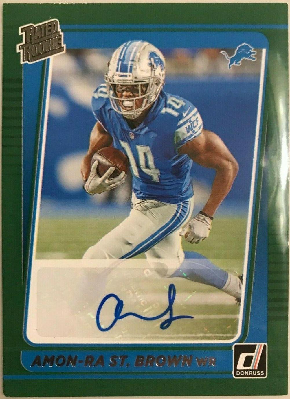 Amon Ra St. Brown [Autograph Green] #284