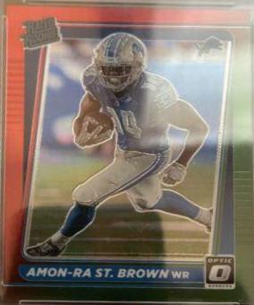 Amon Ra St. Brown [Optic Preview Red Green] #P-284