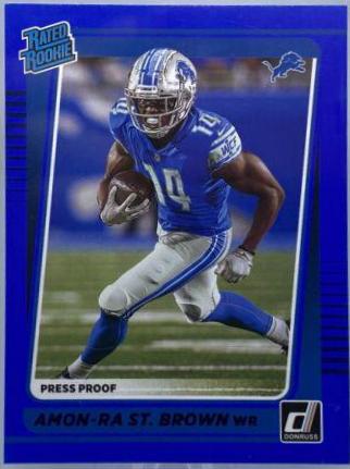 Amon Ra St. Brown [Press Proof Blue] #284