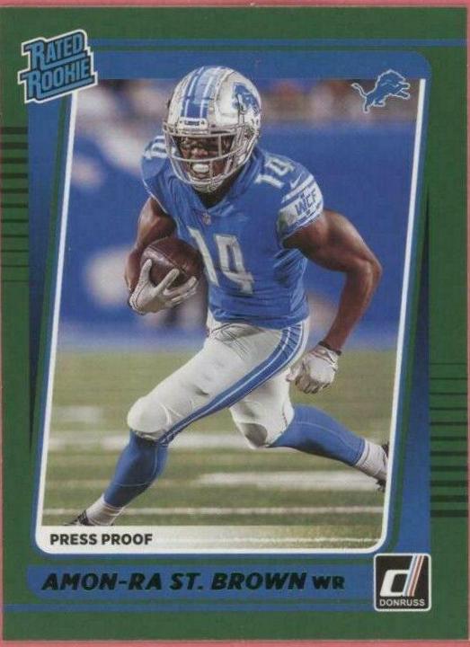 Amon Ra St. Brown [Press Proof Green] #284