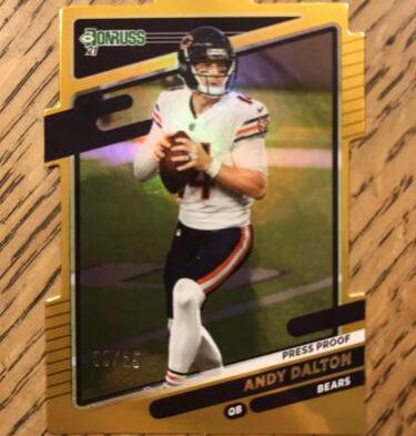 Andy Dalton [Press Proof Gold Die Cut] #206