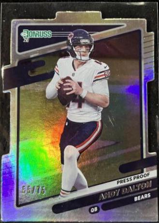 Andy Dalton [Press Proof Silver Die Cut] #206